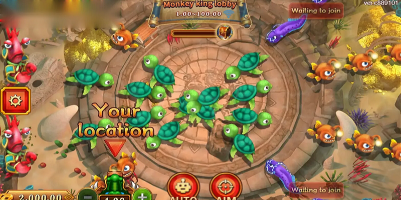 Áp dụng chiến thuật chơi Monkey King Fishing để săn tiền thưởng